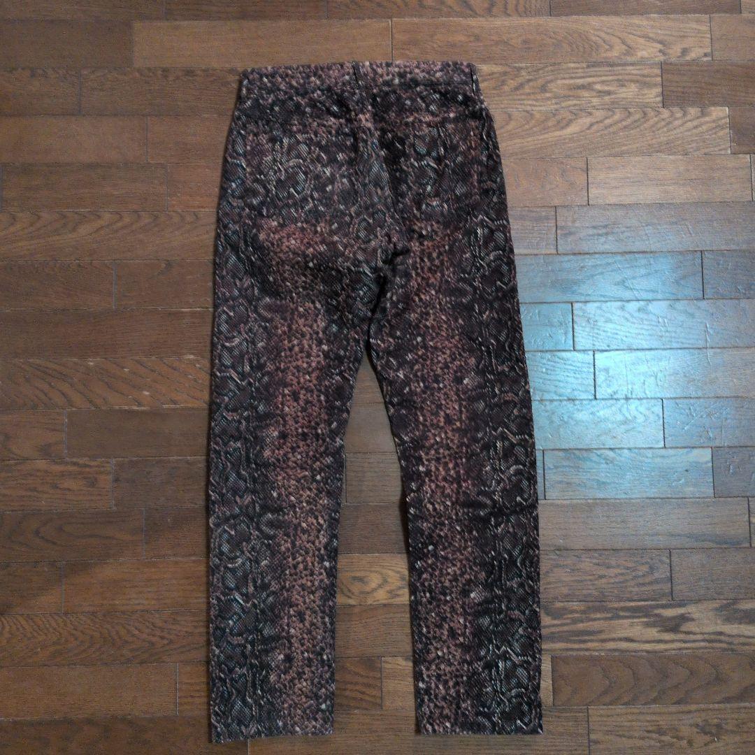 A.P.C. パイソン柄　テーパードパンツ