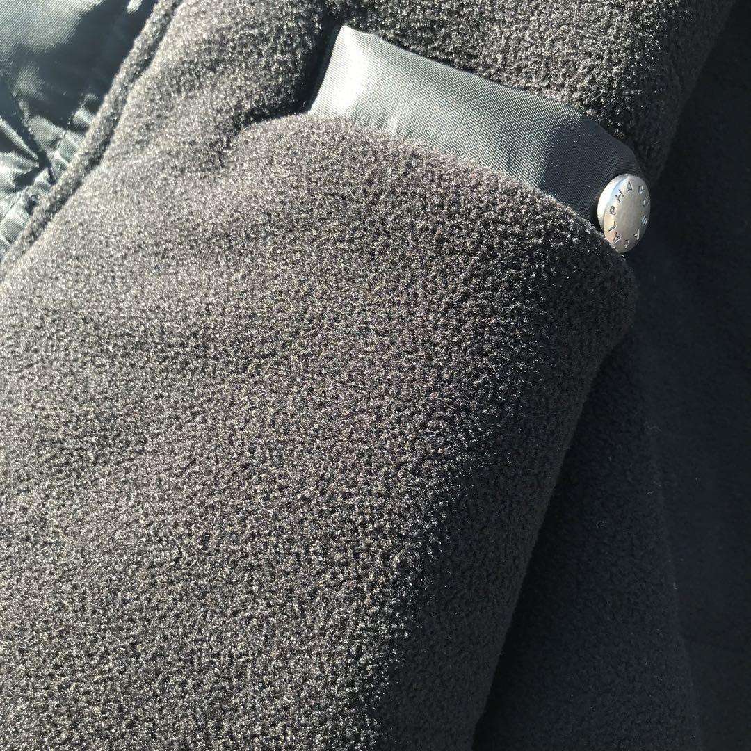 アルファ　ma-1 Polar Vest　S　ブラック