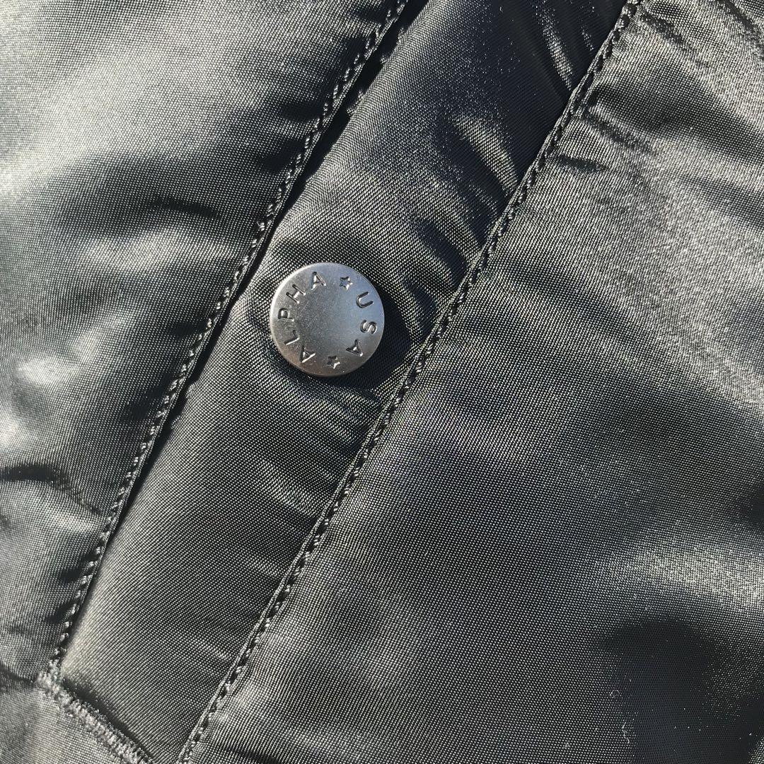 アルファ　ma-1 Polar Vest　S　ブラック