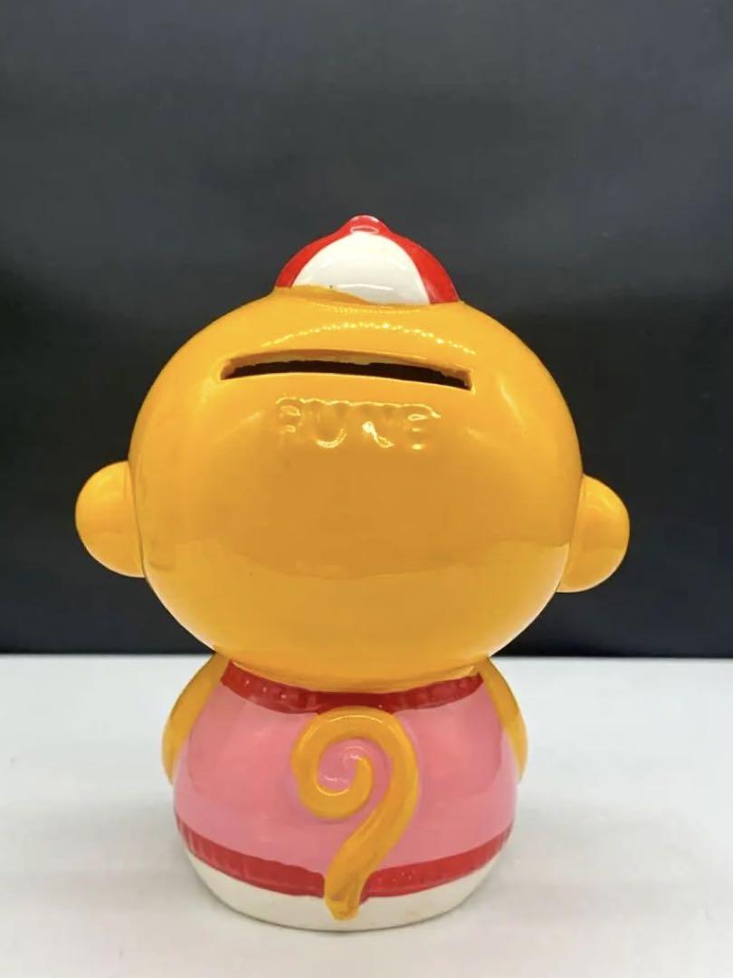 内藤ルネ　箱入り　おしゃれ・あにまる　サル　貯金箱　陶器