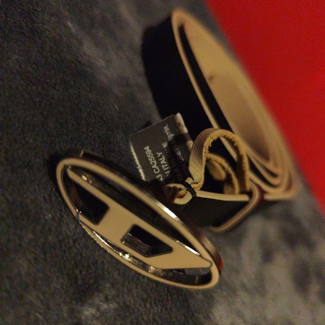 DIESEL ブラックレザーベルト