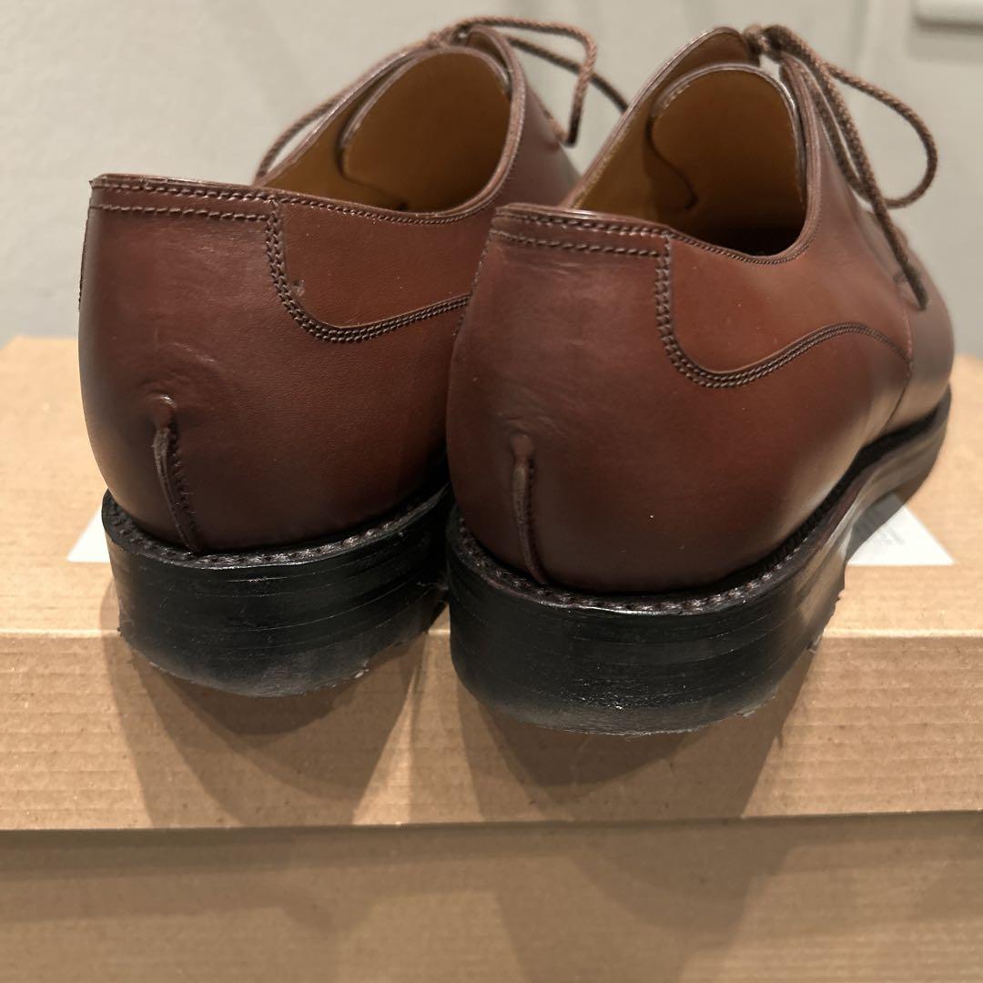 靴 J. M. Weston Golf Derby Tan Boxcalf 8D