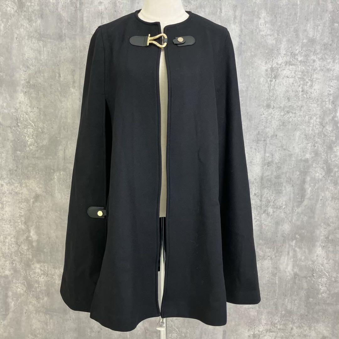 マキマキZARA ケープ ポンチョ バックル  M タグ付き R1-127 ZARA ケープ ポンチョ バックル SUGA M タグ付 R1-127