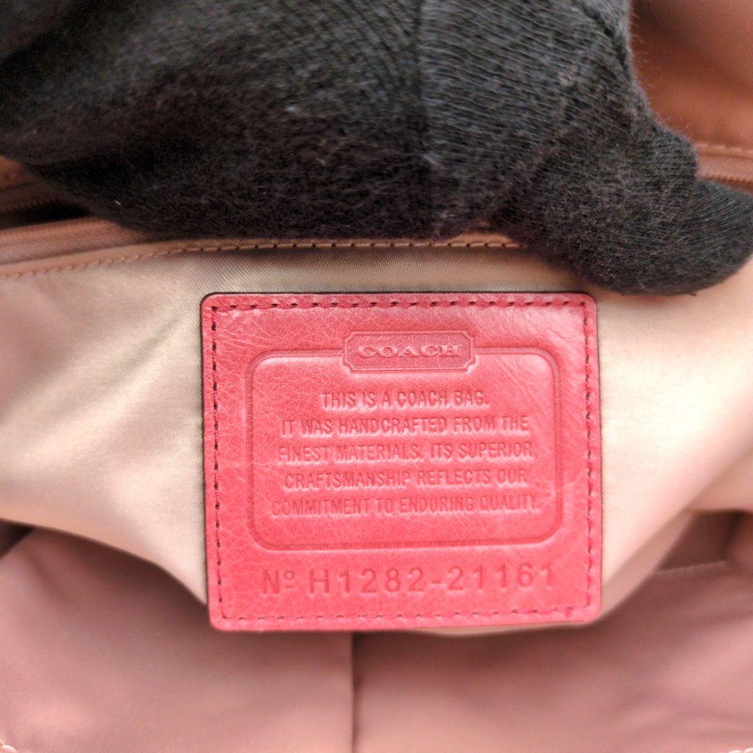 【良品】COACH　トートバッグ　肩掛け　チェーン　シグネチャー　コーチ0993 良品】COACH トートバッグ 肩掛け チェーン シグネチャー コーチ