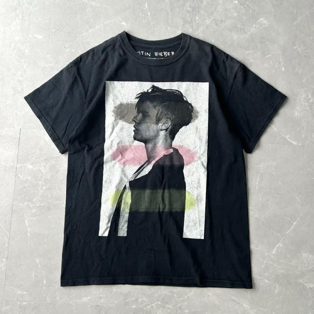 Justin Bieber バンドtシャツ usa古着 ブラック cityboy