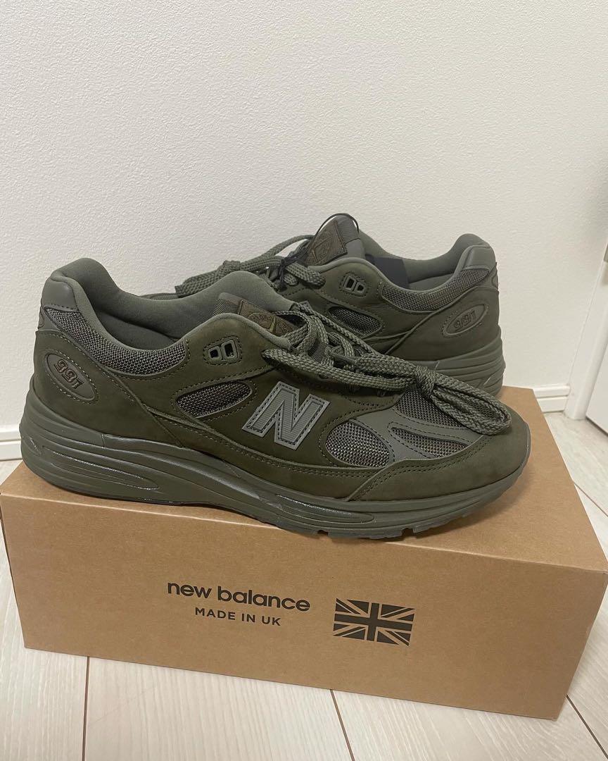 本日限定ストーンアイランドNewBalance991V2オリーブグリーン UK製