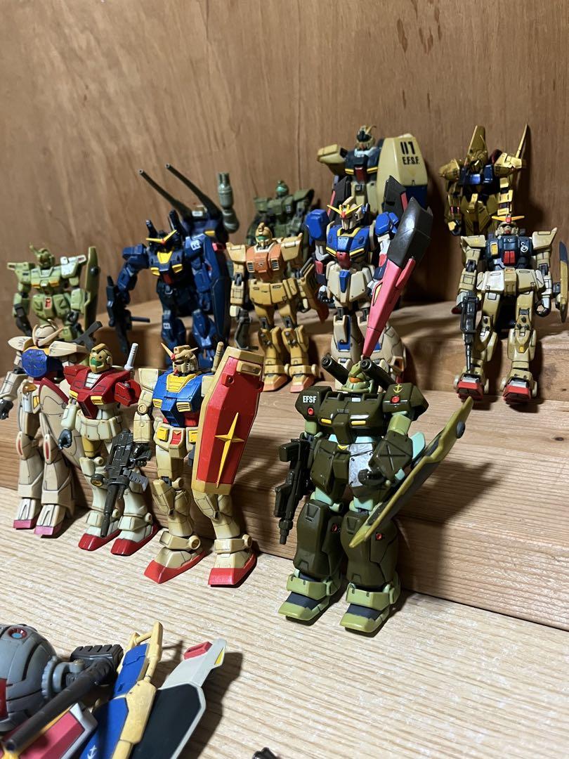 MIA ガンダムジャンク24体+αモビルスーツインアクションガンプラ