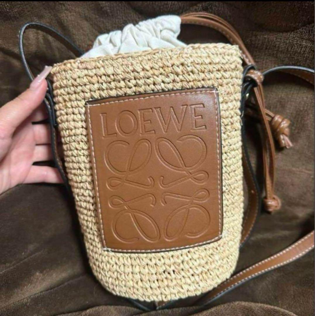 LOEWE ショルダー バッグ かご