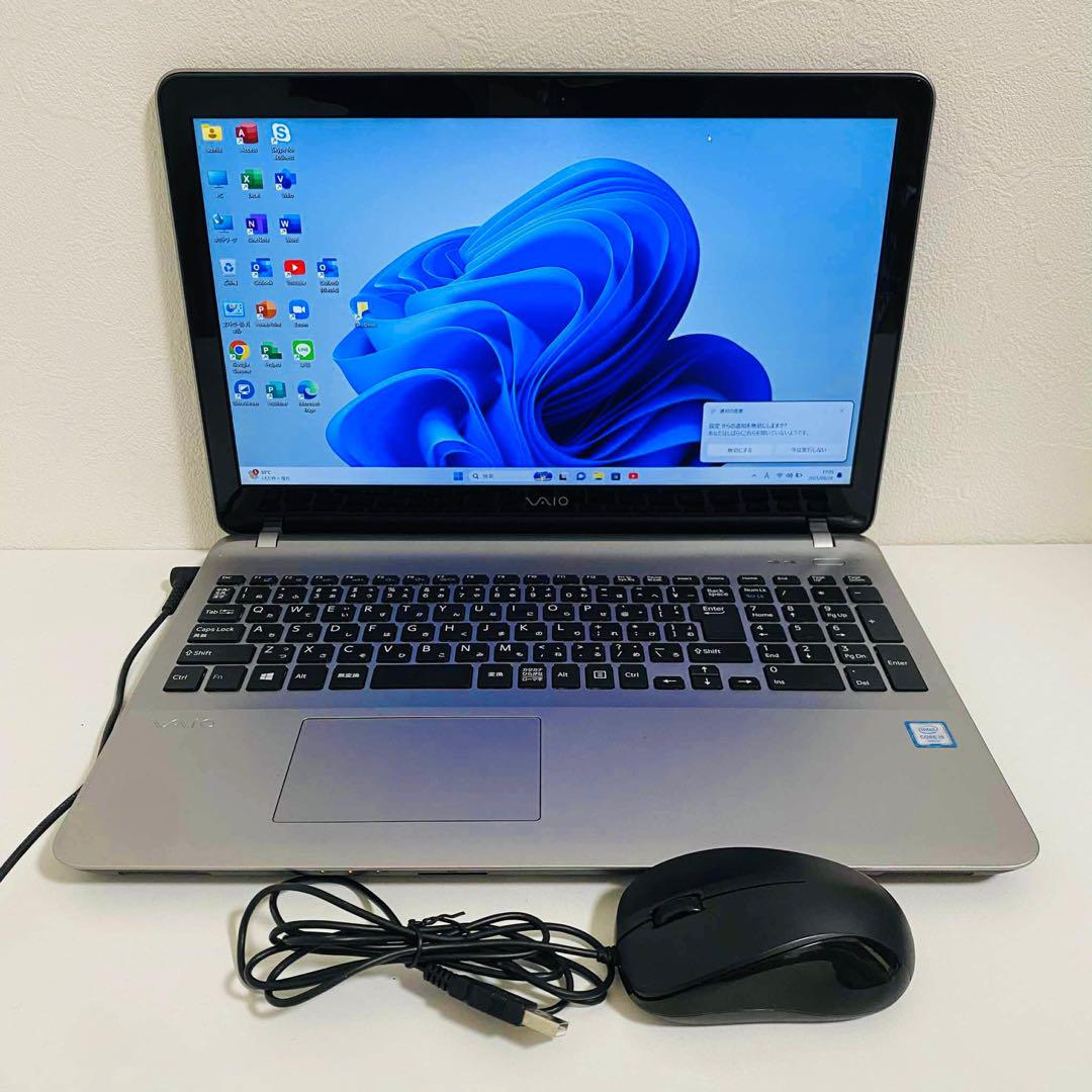 Y683 SonyVaioノートパソコンi5高速SSDサクサクWindows11