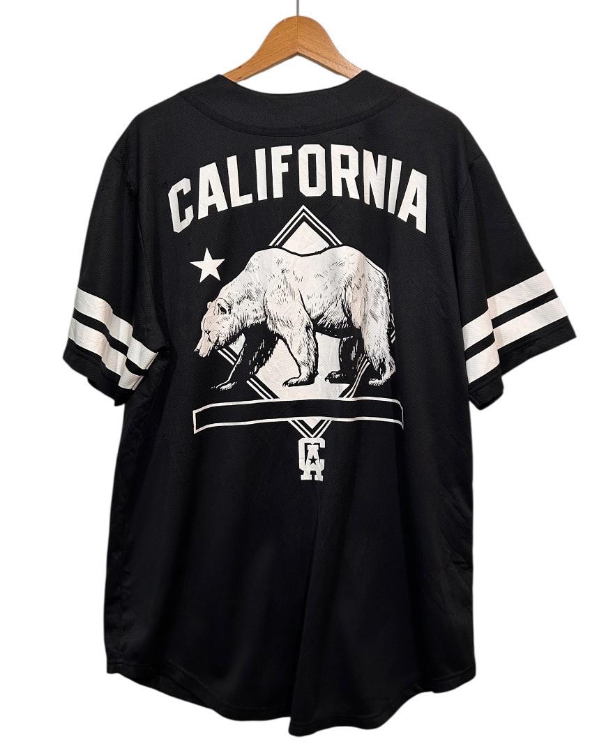 USA古着▽TONY HAWK CALIFORNIA ベアー ベースボールシャツ