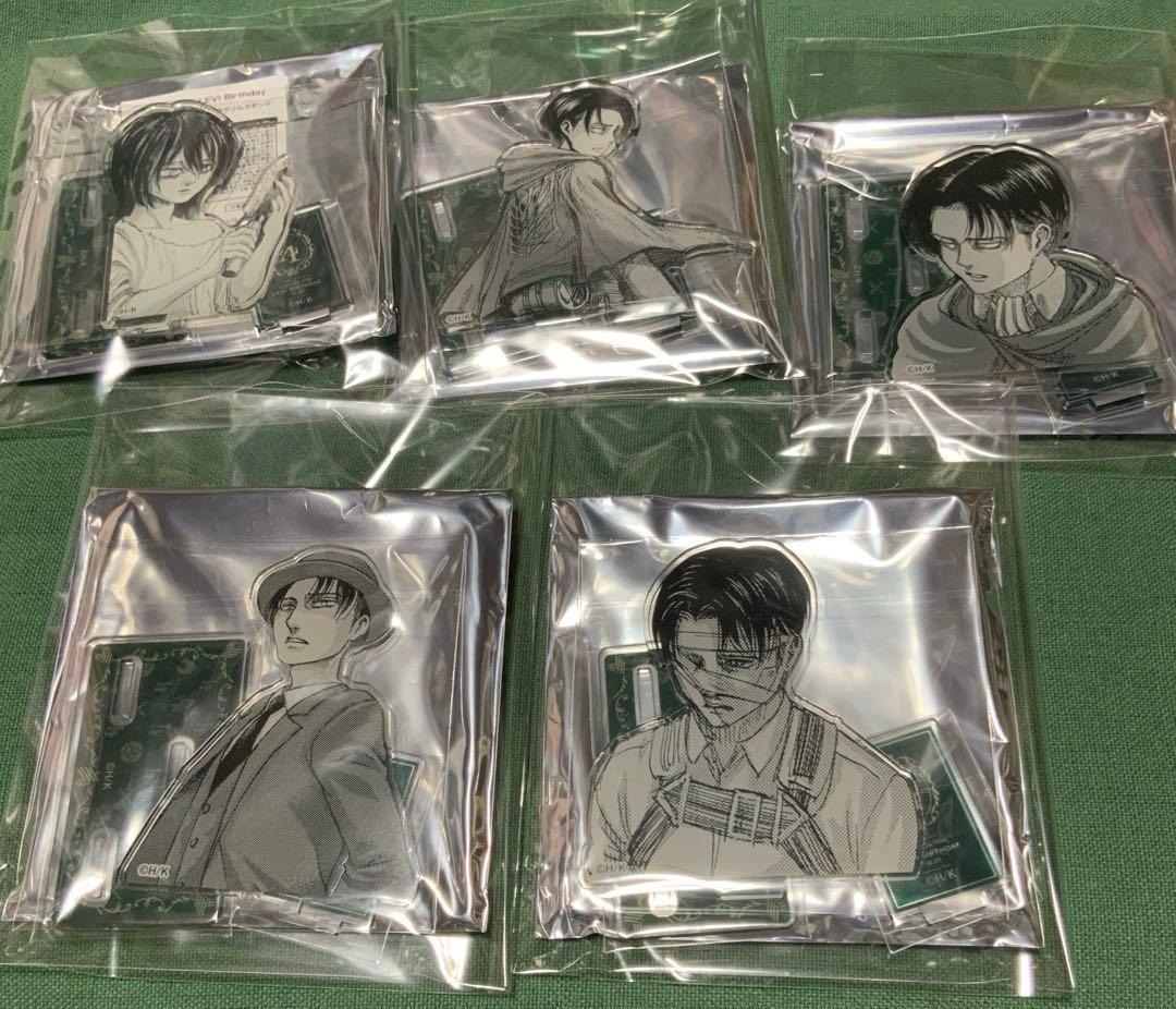 進撃の巨人　リヴァイ　原作絵　ANIQUE誕生日記念　アクスタ