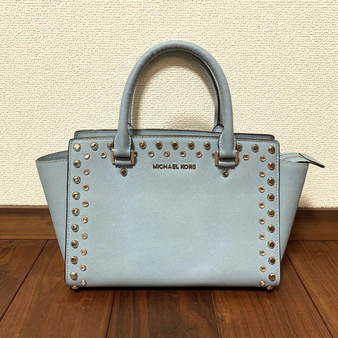 縦約20cmマイケルコース MICHAEL KORS レザーハンドバッグ