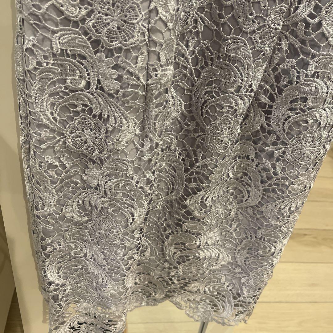 DEA. by ROBE de FLEURS ドレス　ブルーグレー　Lサイズ