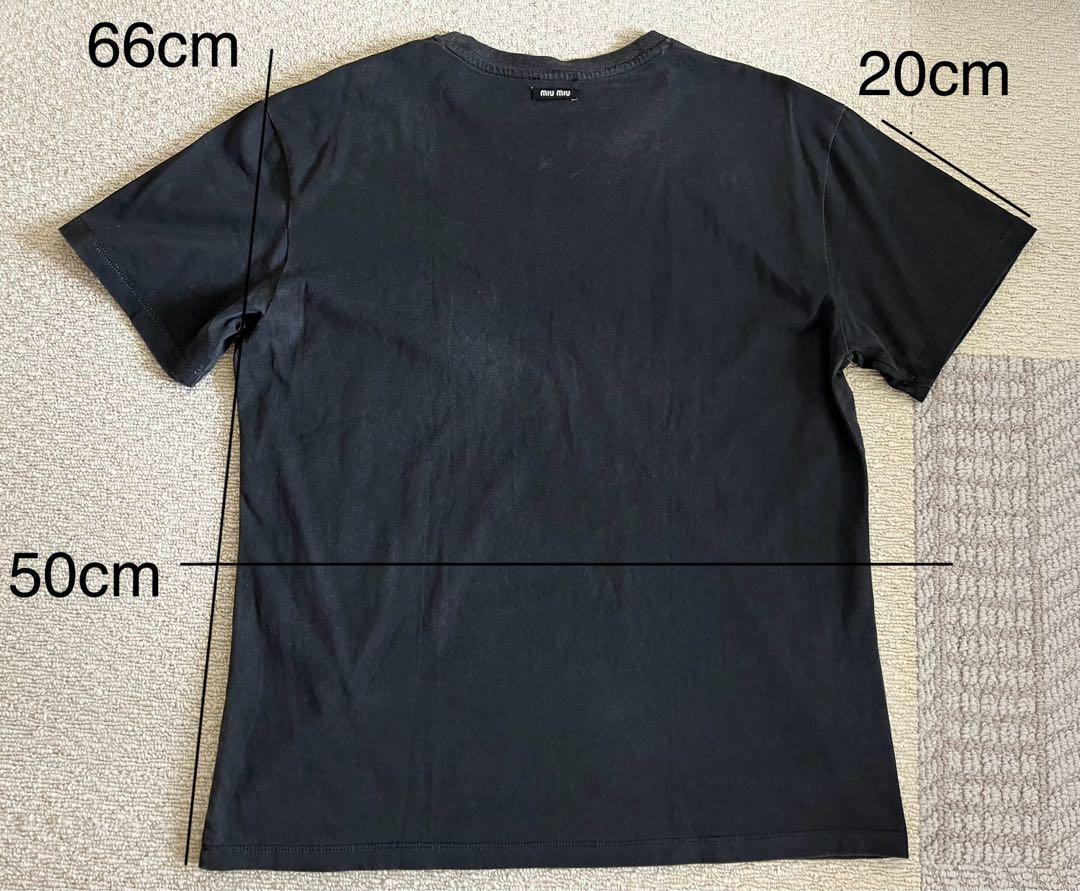 ミュウミュウ レディース   Tシャツ サイズ M ブラック miu miu