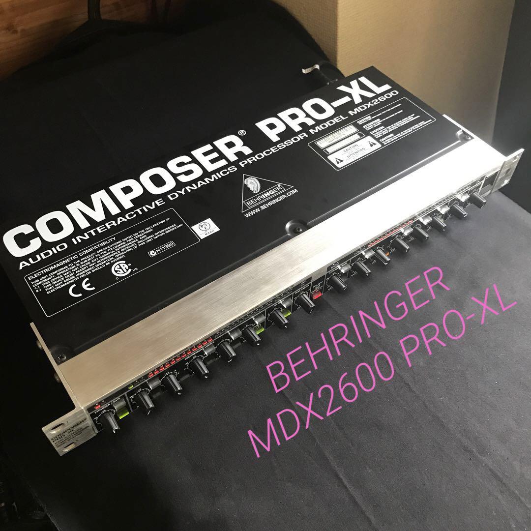 BEHRINGER☆MDX2600 PRO-XL ベリンガー／コンプレッサー - メルカリ