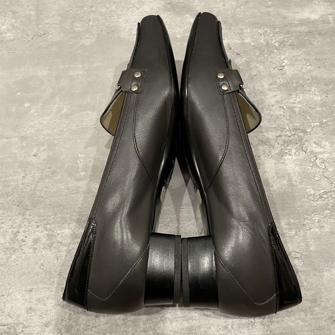 【極美品】REGAL リーガル パンプス ハイヒール ブラック ビット 25.5