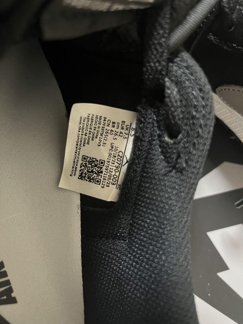 NIKE Air Jordan 1 Low ブラック/グレー