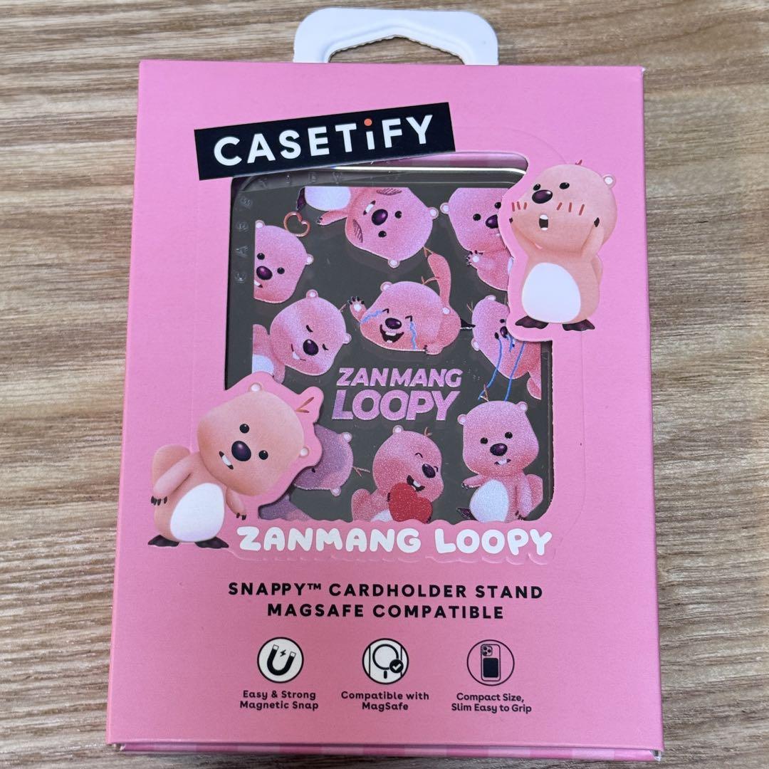 Zanmang Loopy × CASETiFY ミラーカードホルダースタンド