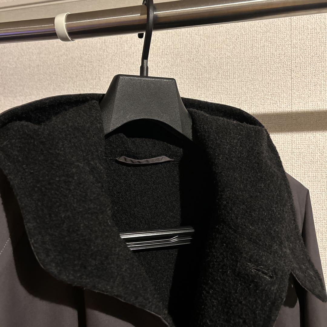 極美品　Comoli フーデッドコート　1サイズ　グレー