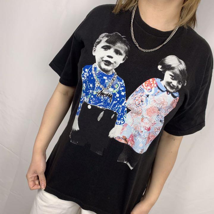 チャイルドフォトTシャツ ブラック
