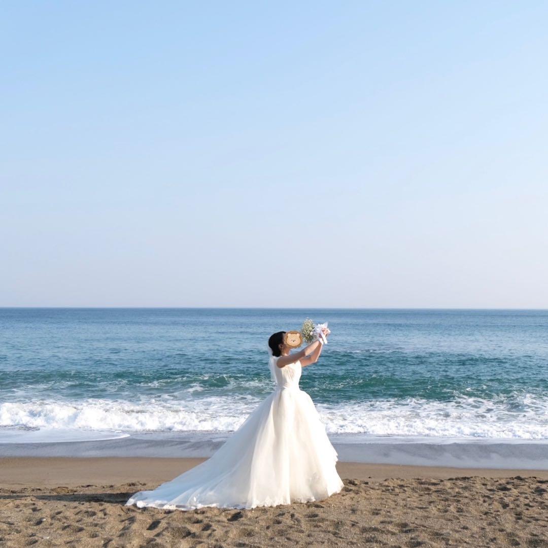 ウェディングドレス　ベール