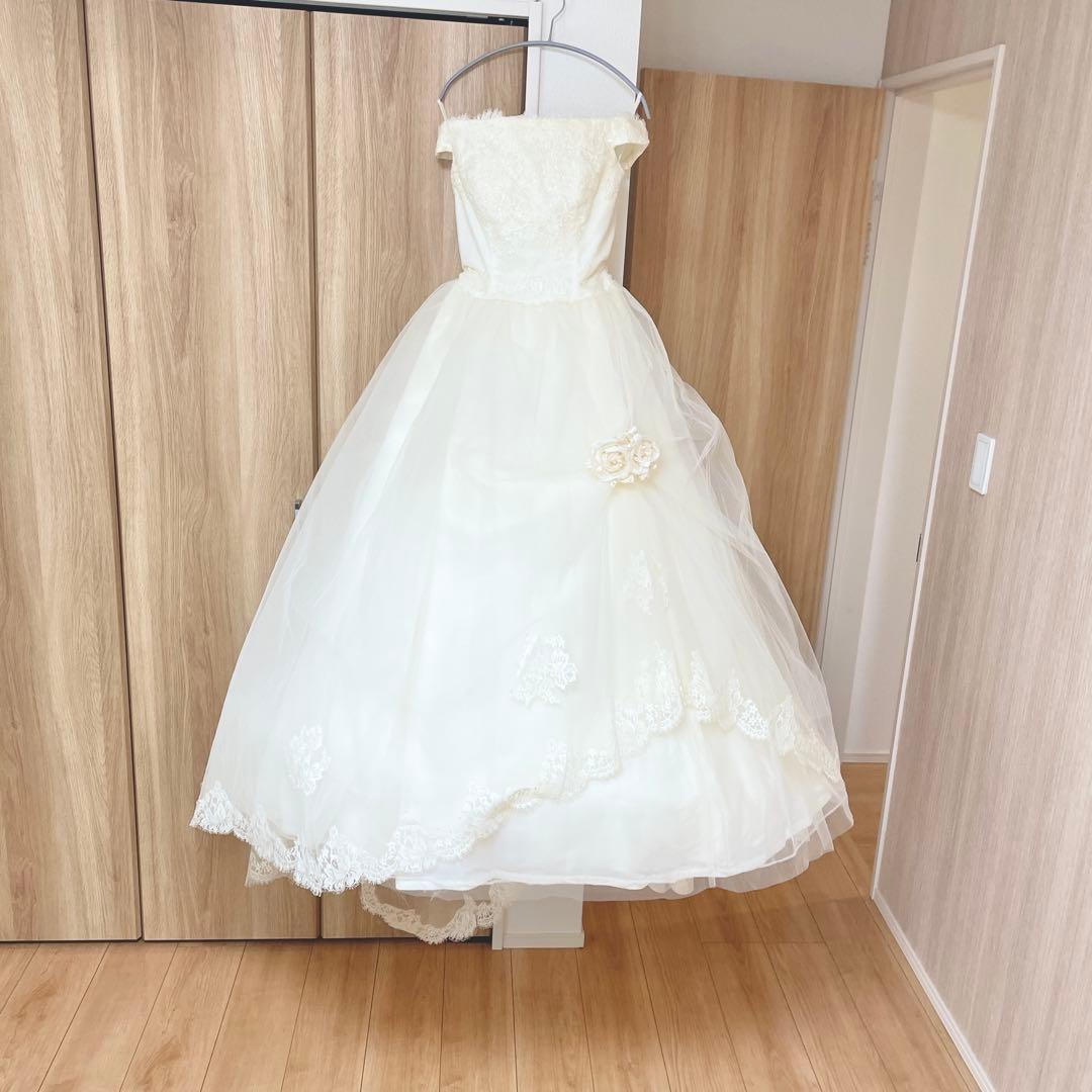 ウェディングドレス　ベール