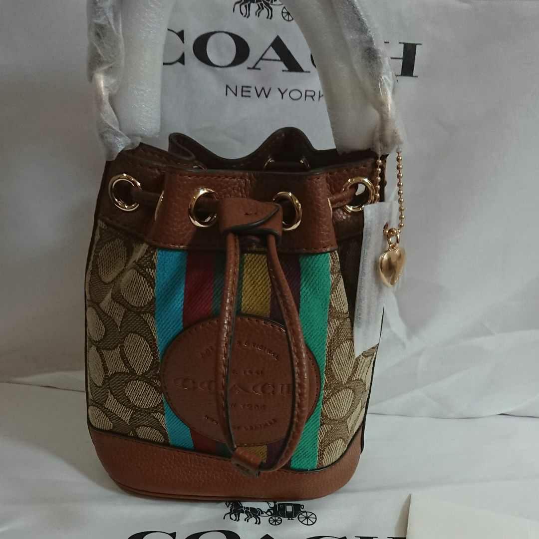 ☆COACH☆デンプシー ドローストリング バケットバッグ 15☆新品未使用