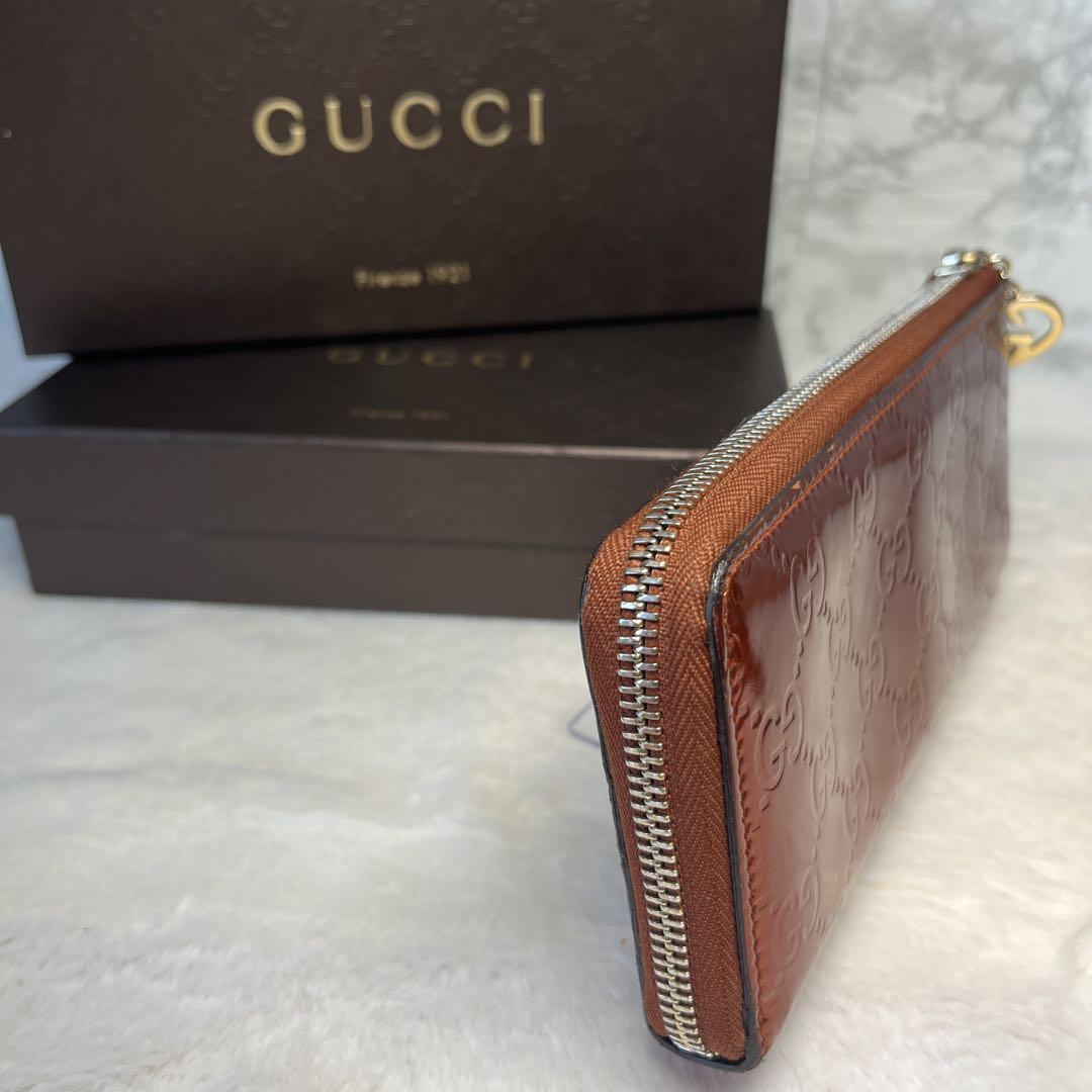 楽天市場】【財布】GUCCI グッチ シャイニーグッチシマ GG