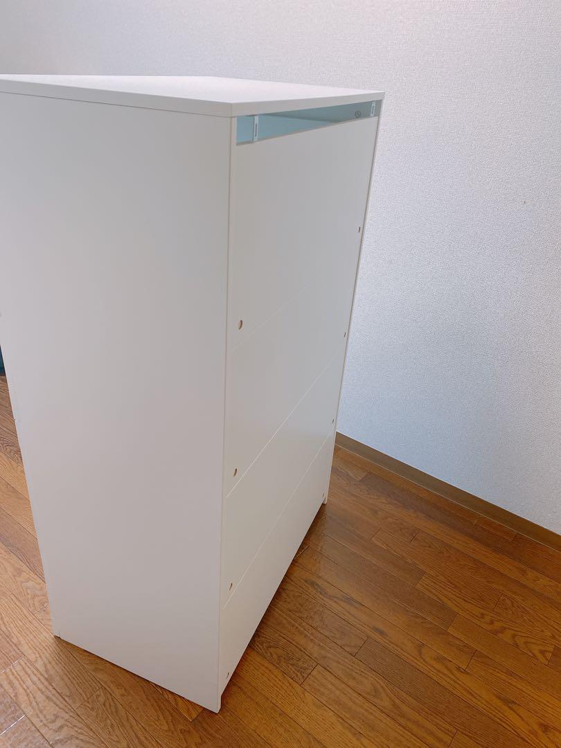 IKEA ホワイト　チェスト 4段 美品　送料込み