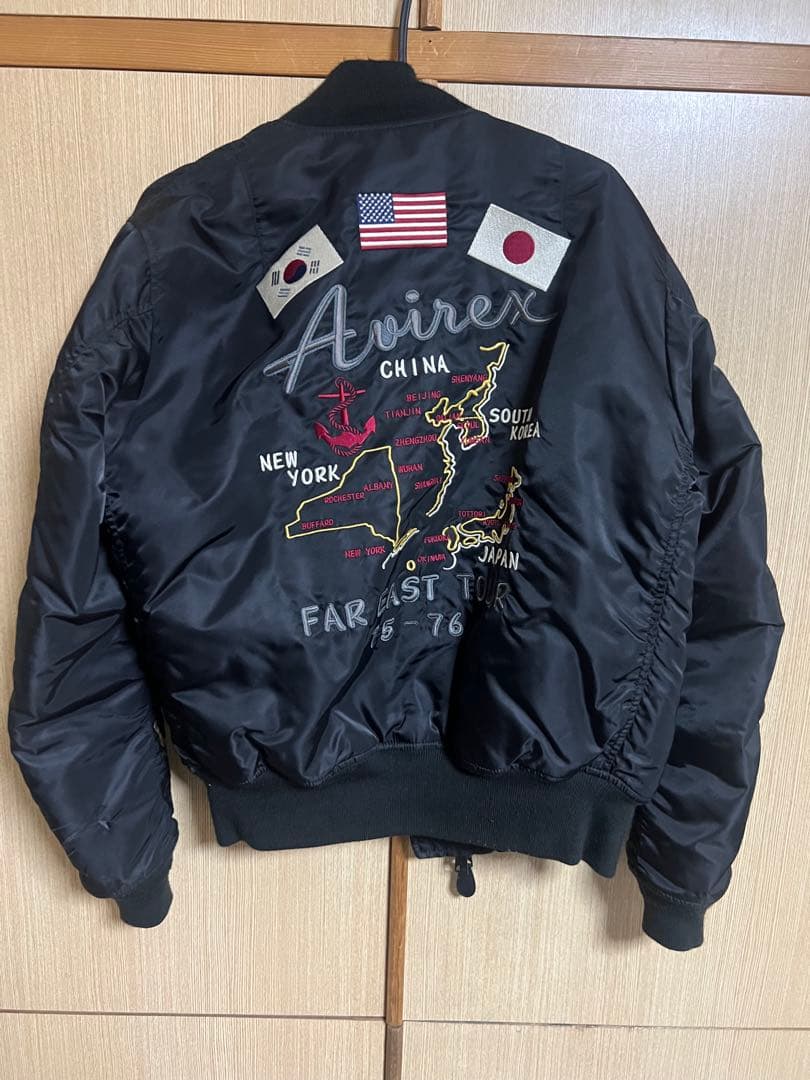 Avirex MA-1 フライトジャケット L ブラック - メルカリ