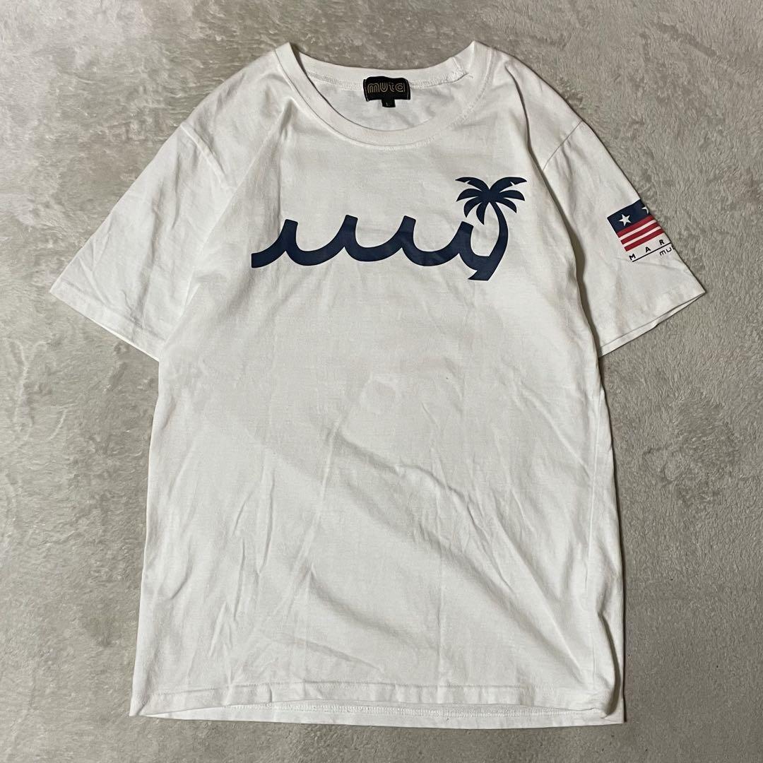 muta - ムータマリン【MUTA MARINE】ビッグロゴ Tシャツ L