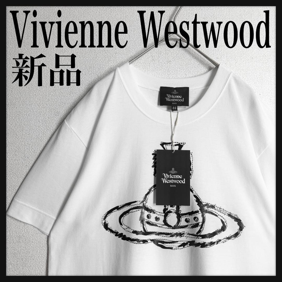 【新品☆ペイント☆オーブデザイン】ヴィヴィアンウエストウッド ロゴTシャツ