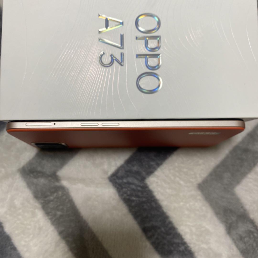 美品 OPPOA73 楽天版 SIMフリー オレンジ 64GB