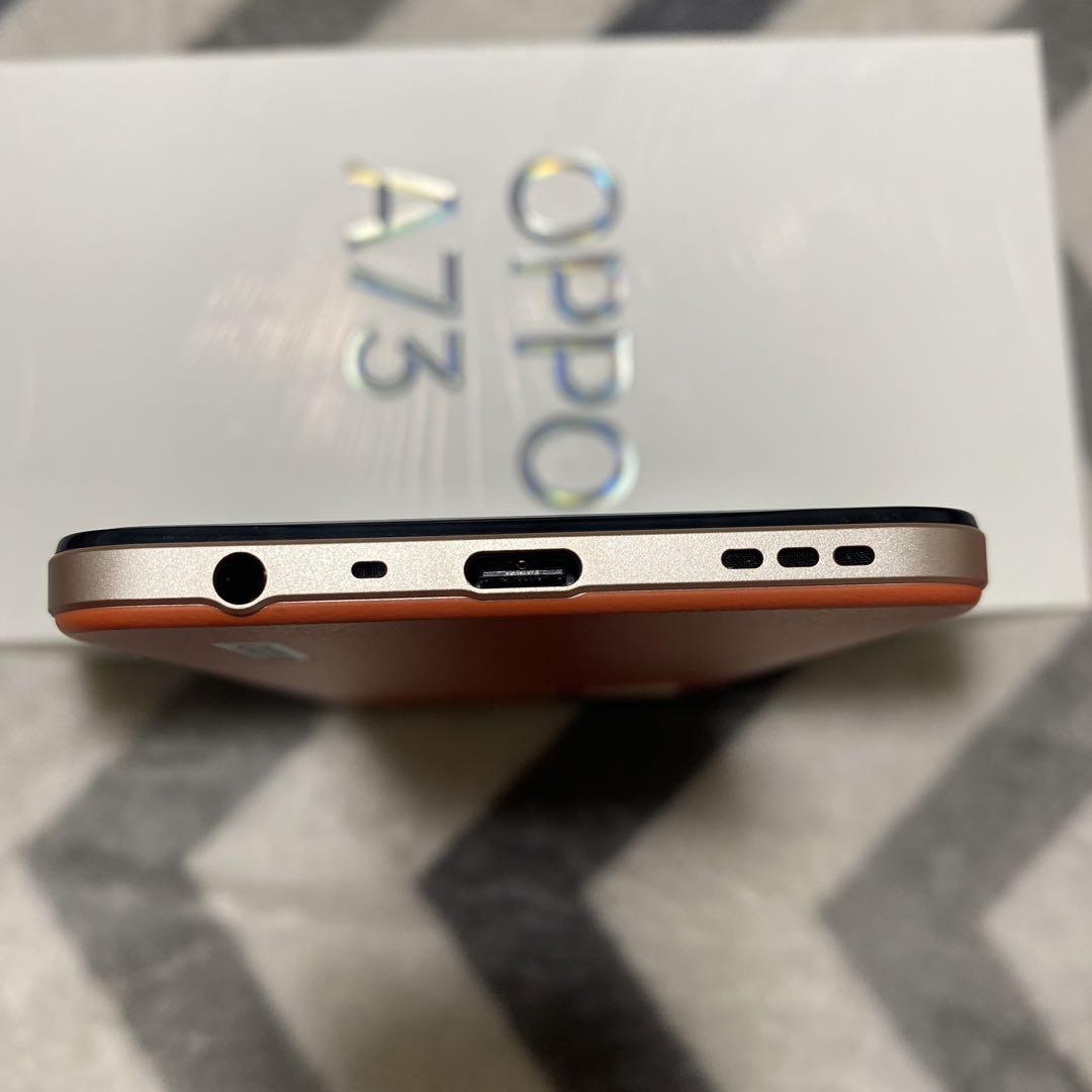 美品 OPPOA73 楽天版 SIMフリー オレンジ 64GB