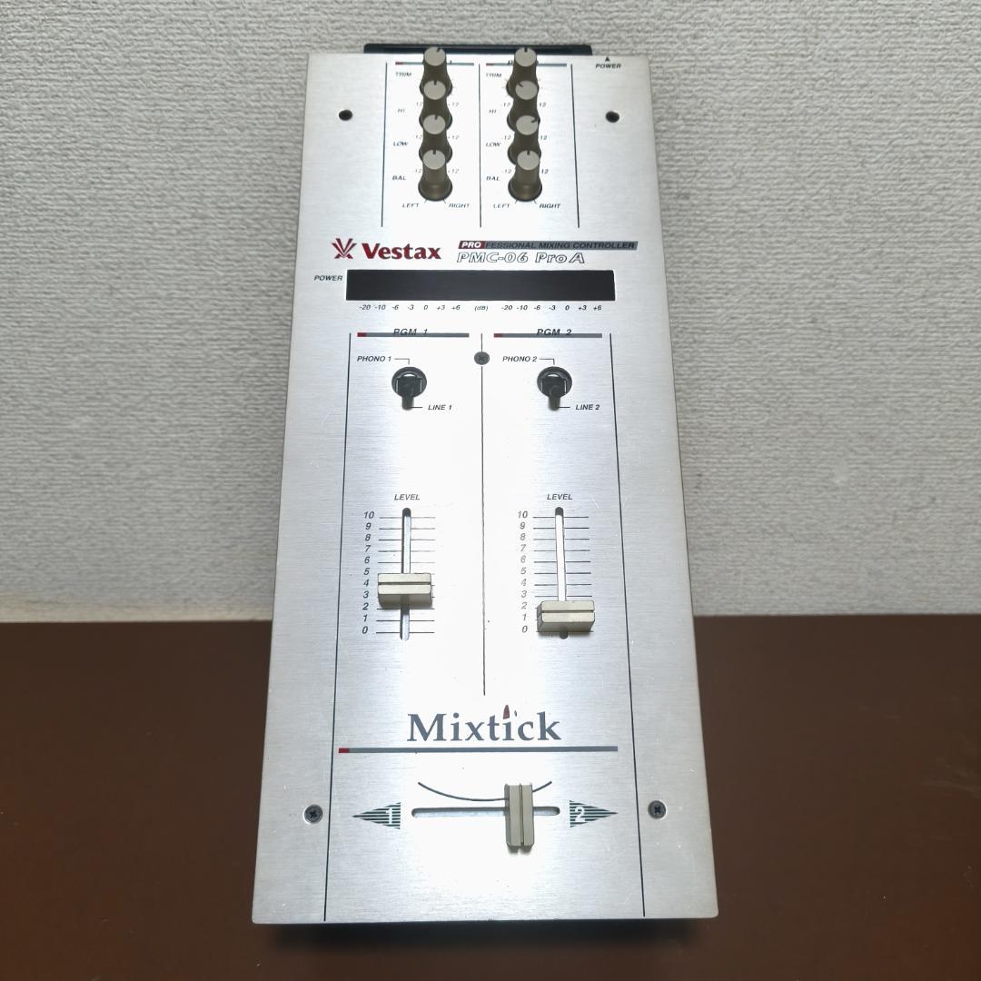 Vestax PMC-06 Pro A 純正電源アダプター付 DJミキサー