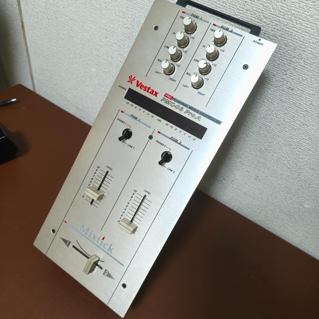 Vestax PMC-06 Pro A 純正電源アダプター付 DJミキサー