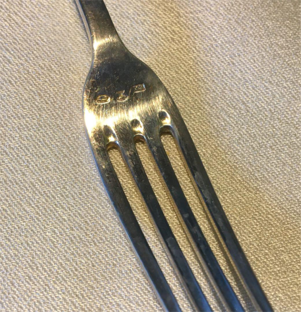 お得100%新品 ドイツ 銀800 カトラリー デザート用スプーンフォークナイフ W17O9-m55953893168 格安大特価