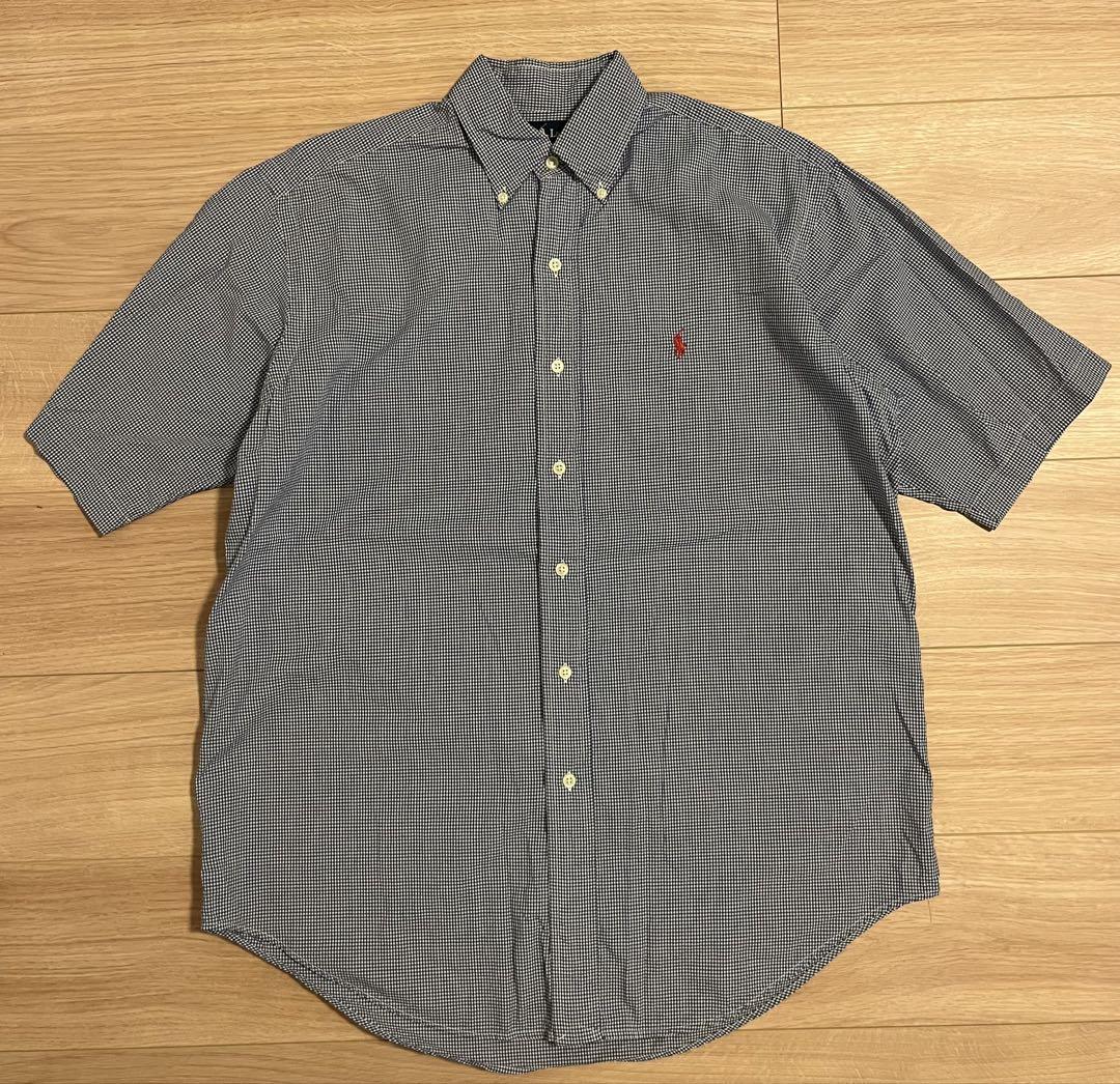 USA VINTAGE Ralph Lauren BLAKE CHECK PATTERNED HALF SLEEVE