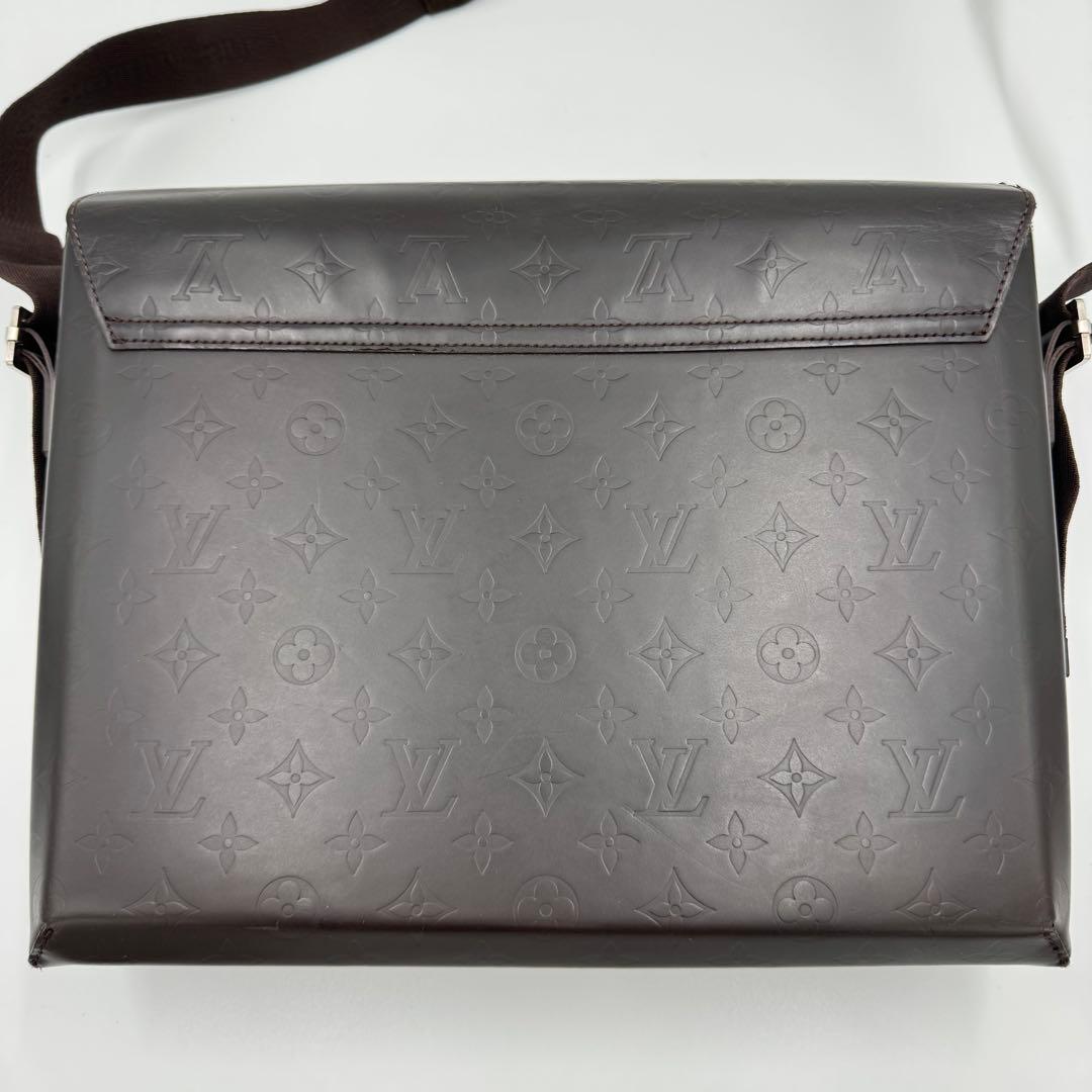 ルイヴィトン モノグラム グラセ フォンジー レザー ショルダーバッグ 濃茶 ルイヴィトン モノグラム グラセ フォンジー レザー ショルダーバッグ 濃茶