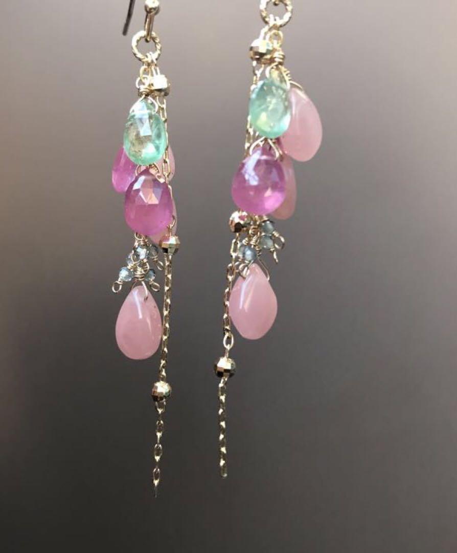 超ポイントバック祭】 Sale❣️グァバクォーツ&ルビー&ミントグリーン