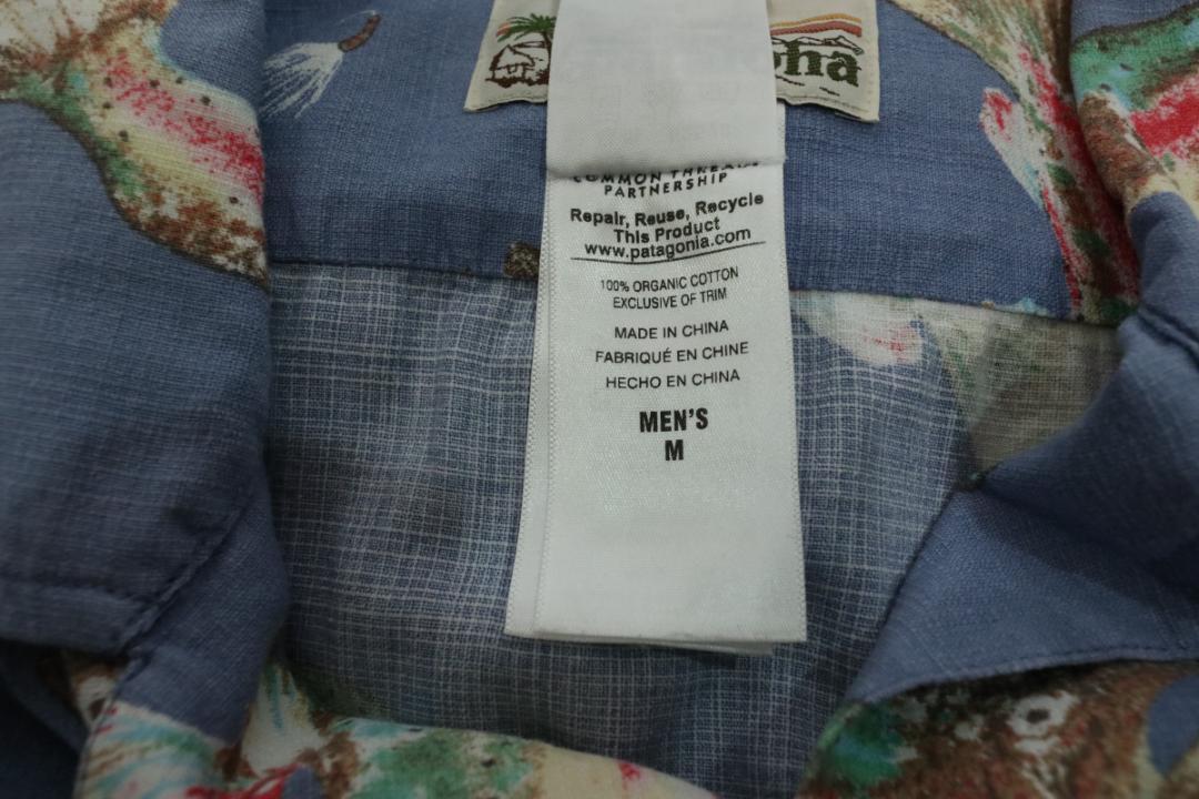 patagonia パタゴニア パタロハ 15s 魚柄 アロハシャツ□25E29