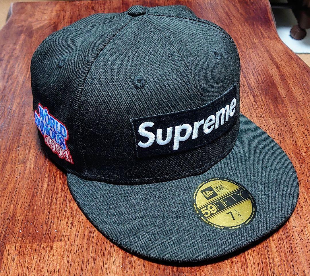 美品 シュプリーム キャップ ニューエラ WORLD FAMOUS1994