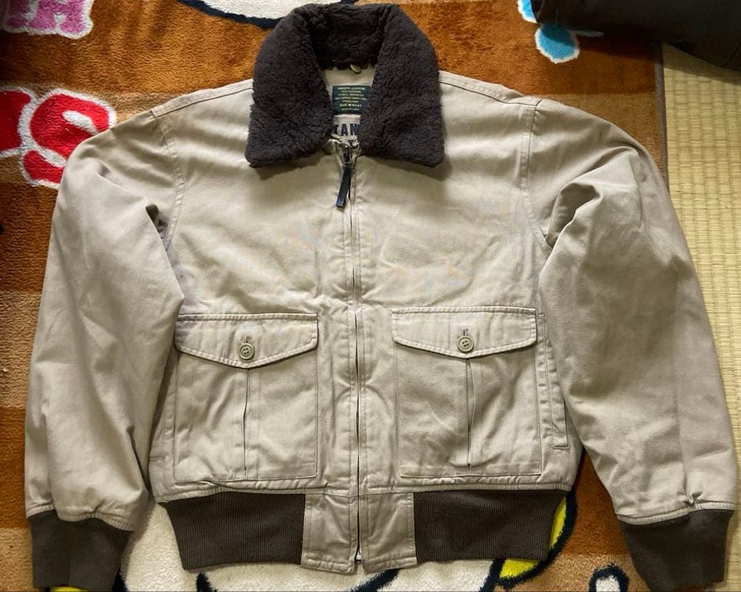 ミリタリージャケット フライトジャケット ヴィンテージ 状態L BUZZ RICKSON