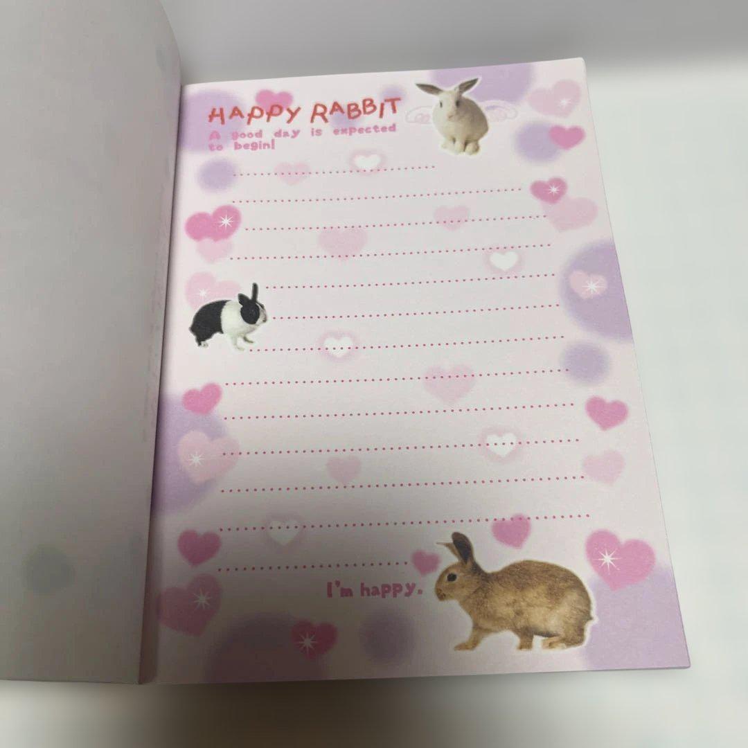 HAPPY RABBIT メモ うさぎちゃん 平成レトロ メモ帳 2003年当時