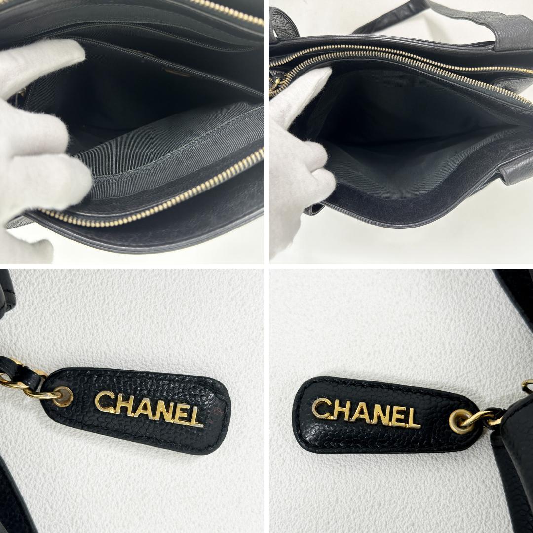 楽天市場】【バッグ】CHANEL シャネル ロゴ トートバッグ