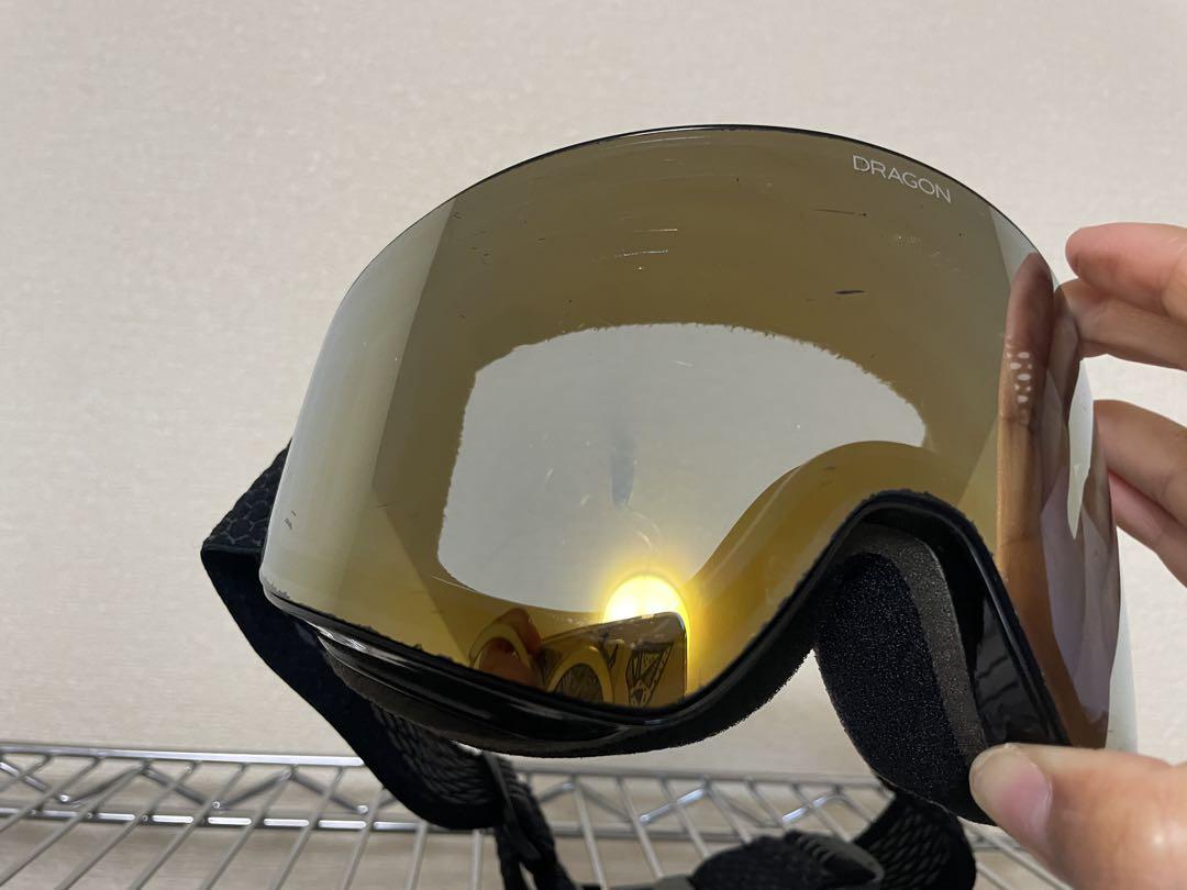 DRAGON PXVゴーグル ルーマレンズ GOLD