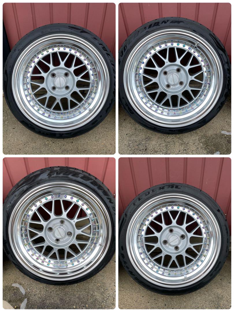 シェブロンレーシングM1 16インチ9J+17 4/100 low JDM 画像1