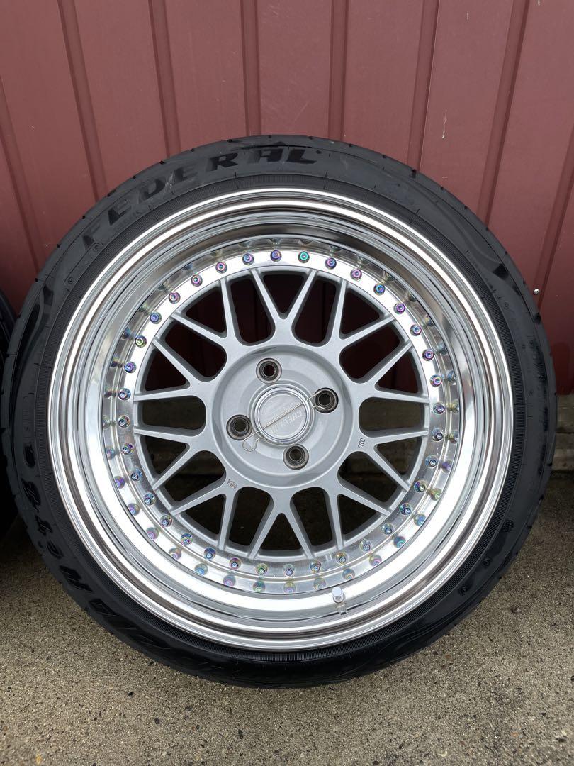 シェブロンレーシングM1 16インチ9J+17 4/100 low JDM 画像4