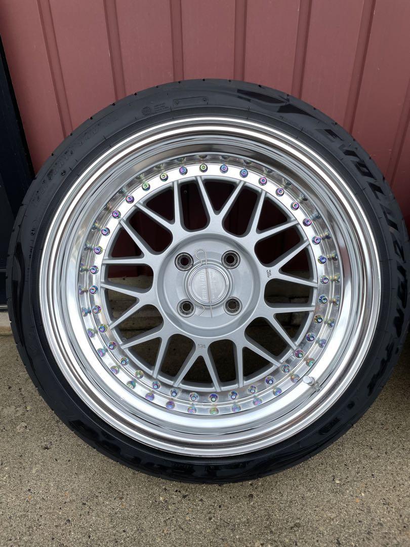 シェブロンレーシングM1 16インチ9J+17 4/100 low JDM 画像5