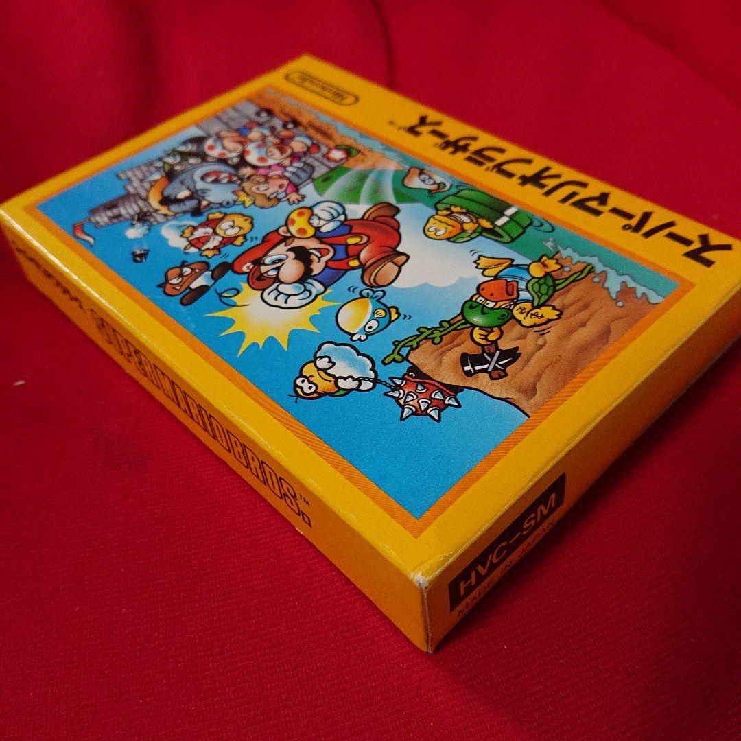 (箱・説明書付き)  スーパーマリオブラザーズ ファミコンソフト